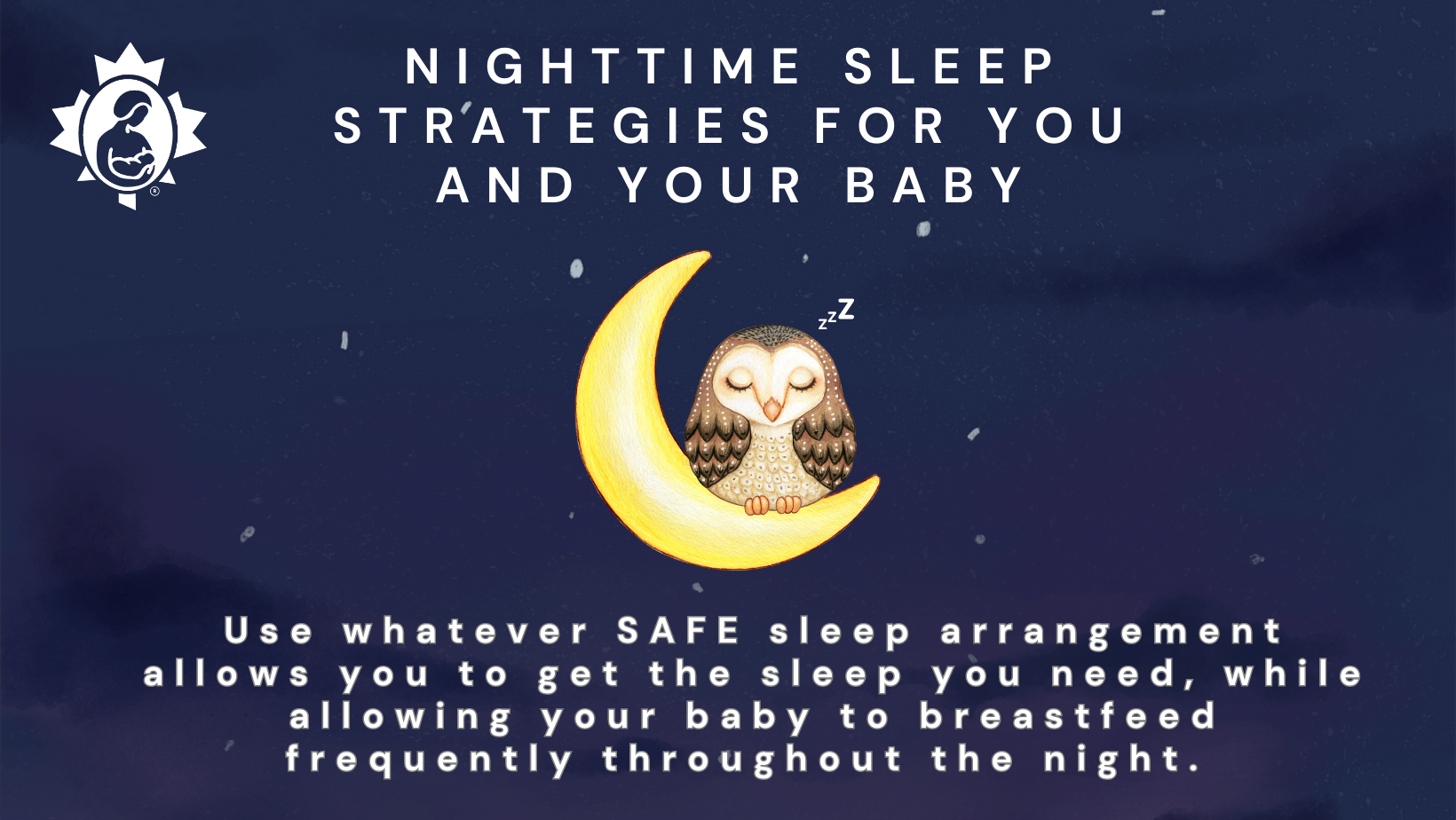 Sleep and the Breastfeeding Family La Leche League Canada